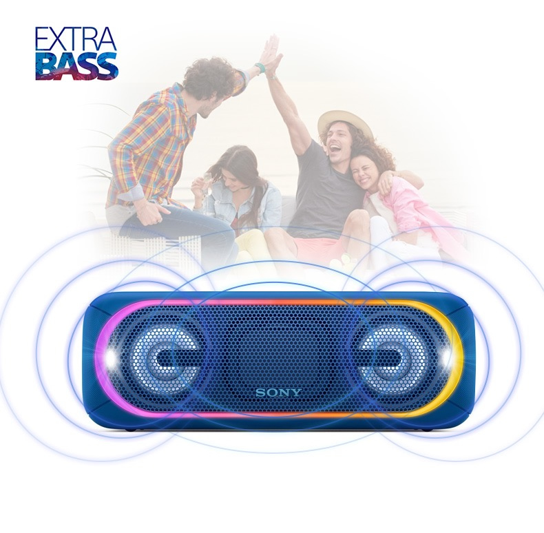 sonysrsxb40重低音防水蓝牙音箱