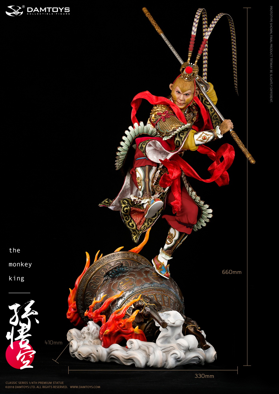 damtoys 1/4 经典系列-齐天大圣 孙悟空 收藏级雕像 - zfrontier 装备