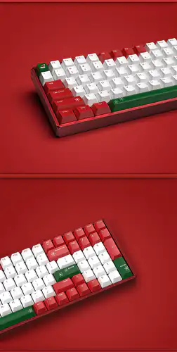 iQunix F96机械键盘红色圣诞限定- zFrontier 装备前线