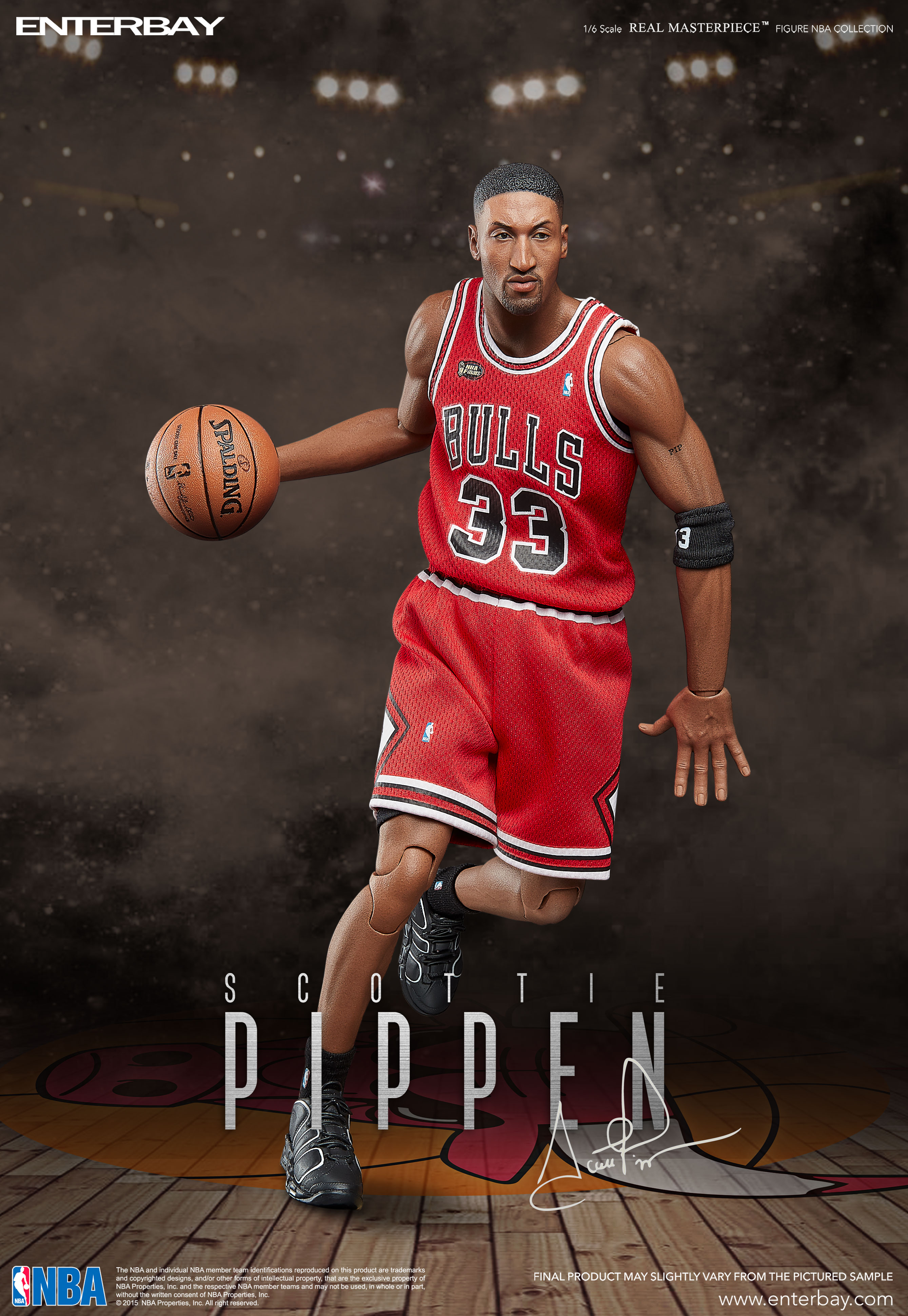 enterbay 1/6 scottie pippen-斯科蒂·皮蓬可动人偶 - zfrontier