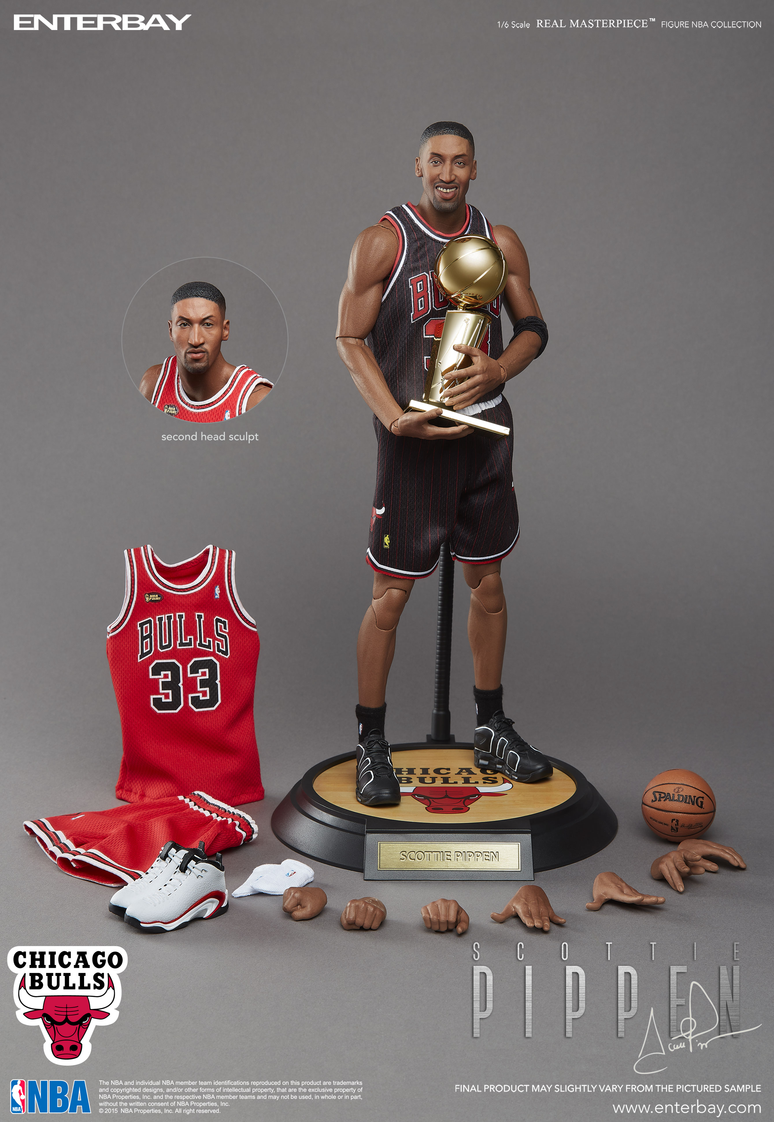 enterbay 1/6 scottie pippen-斯科蒂·皮蓬可动人偶 zfrontier