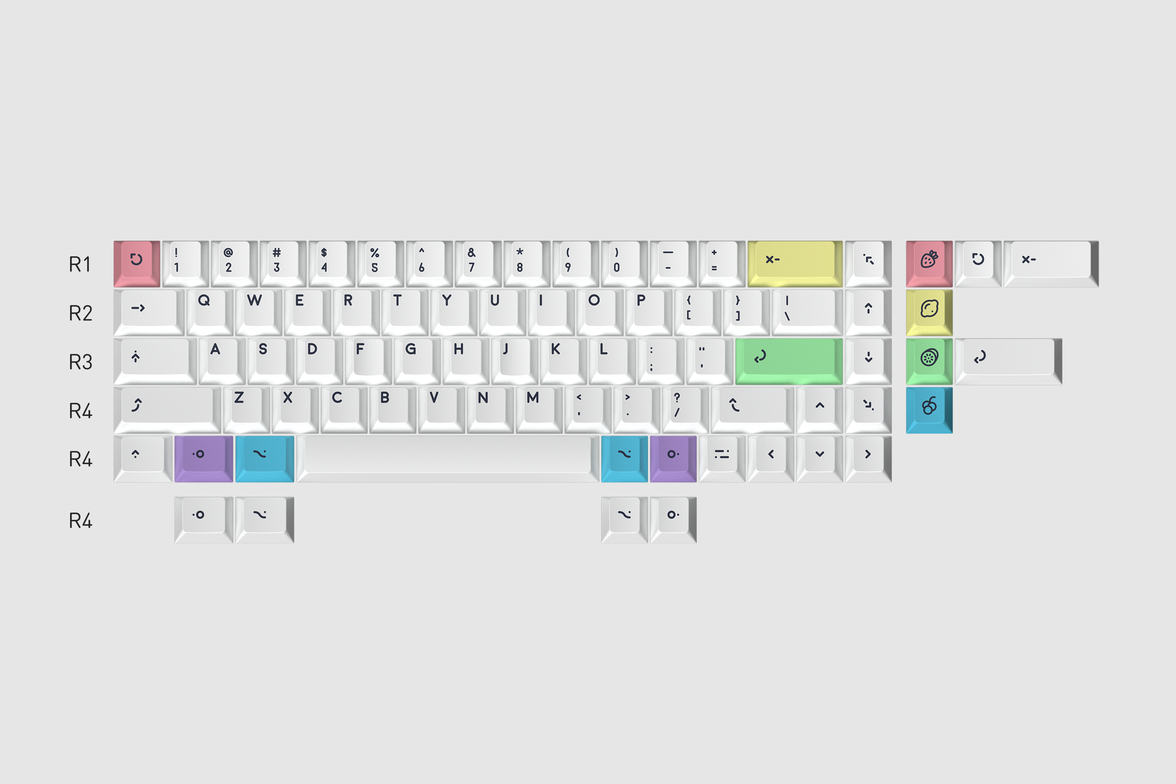 nk65 - milkshake edition 奶昔限定版 机械键盘 - zfrontier 装备