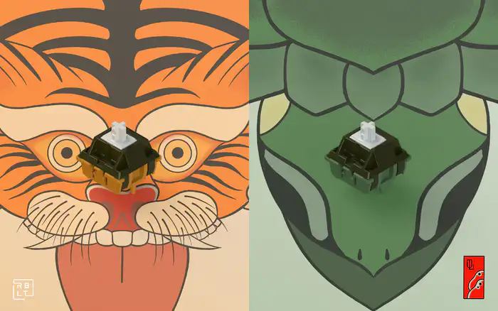 Harimau 虎虎轴和Penyu 龟龟轴- zFrontier 装备前线